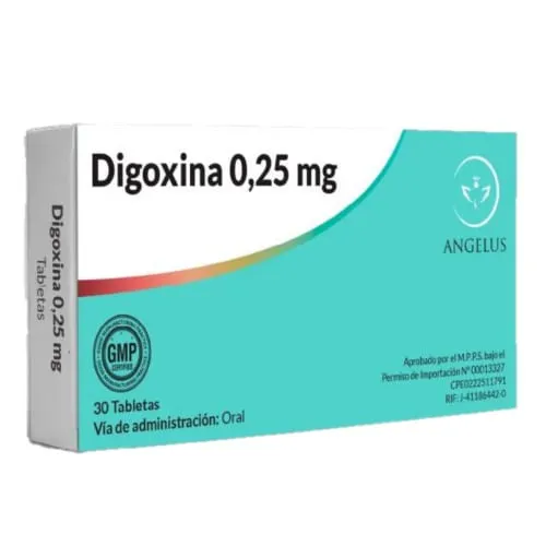 DIGOXINA 0.25MG TAB X 30 (ANGELUS)